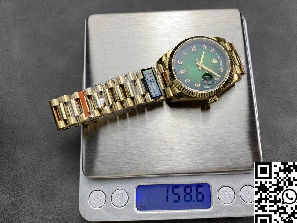Dial Yellow Factory Day Tungsten Green M128238-0069 Steel Lightweight QF Date v5 Rolex 922 Gold 36mm 0711